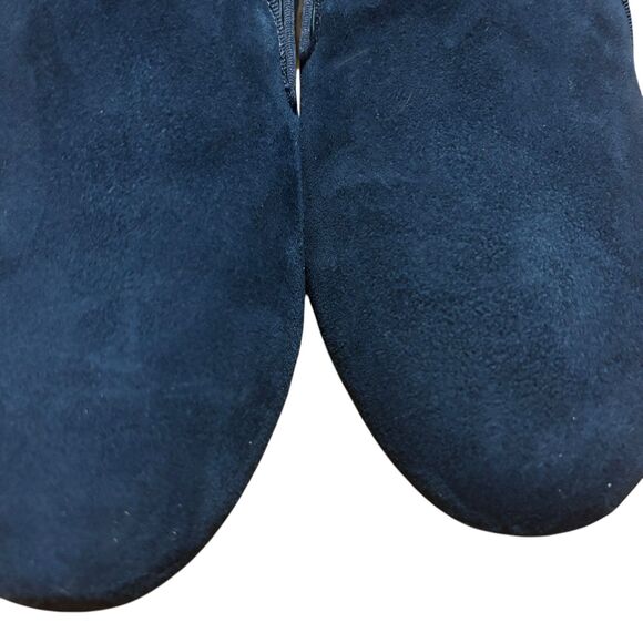 Birdies The Starling Loafer in Navy Velvet - Size 7W - Picture 5 of 7